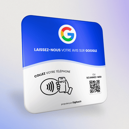 Plaque Google NFC / Boostez vos avis – 20% sur OTWA.ch
