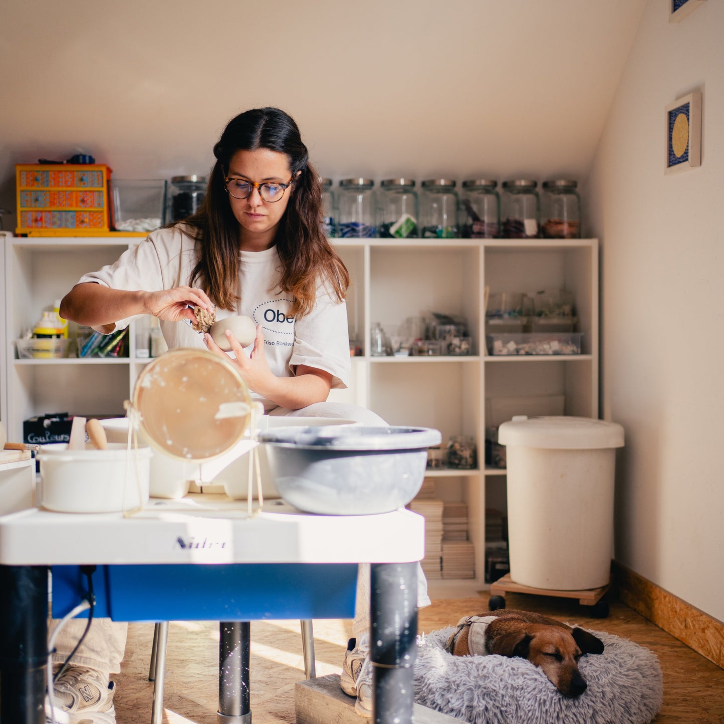 Tierra azul : Atelier découverte de poterie