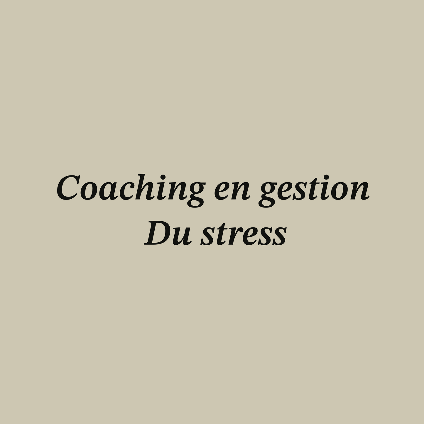 F.C: Gestion du stress et confiance en soi