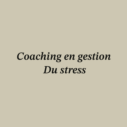 F.C: Gestion du stress et confiance en soi